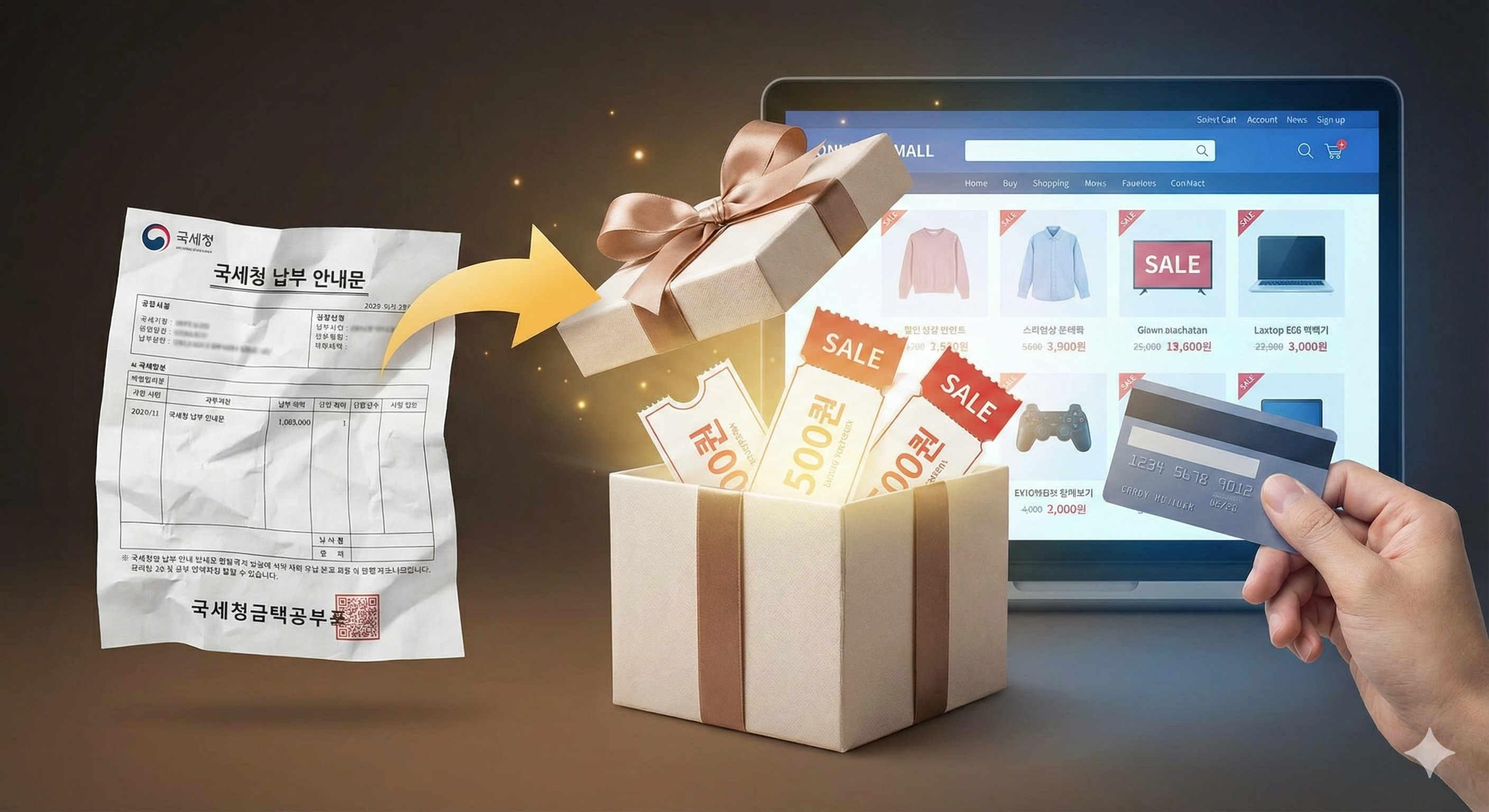 매년 쌓이는 세금포인트, 돈으로 바꿔 쓰는 방법은 ?(세금포인트 할인쇼핑몰 이용 꿀팁)