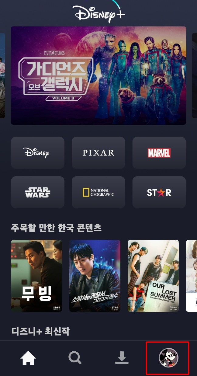 디즈니플러스 연령인증