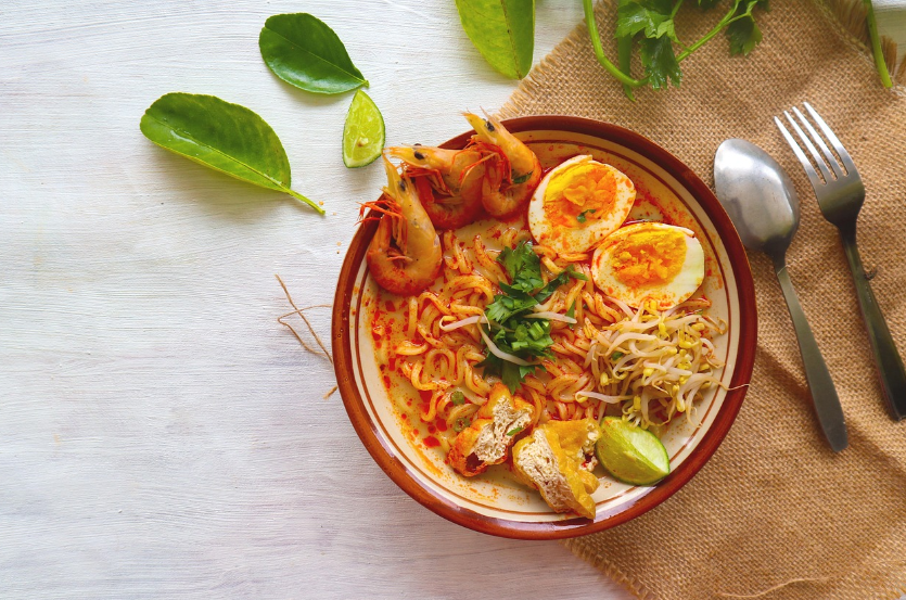 싱가포르 음식 락사 사진