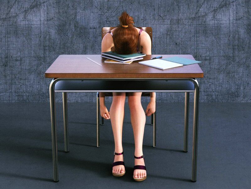 책상에-업드려-있는-학생