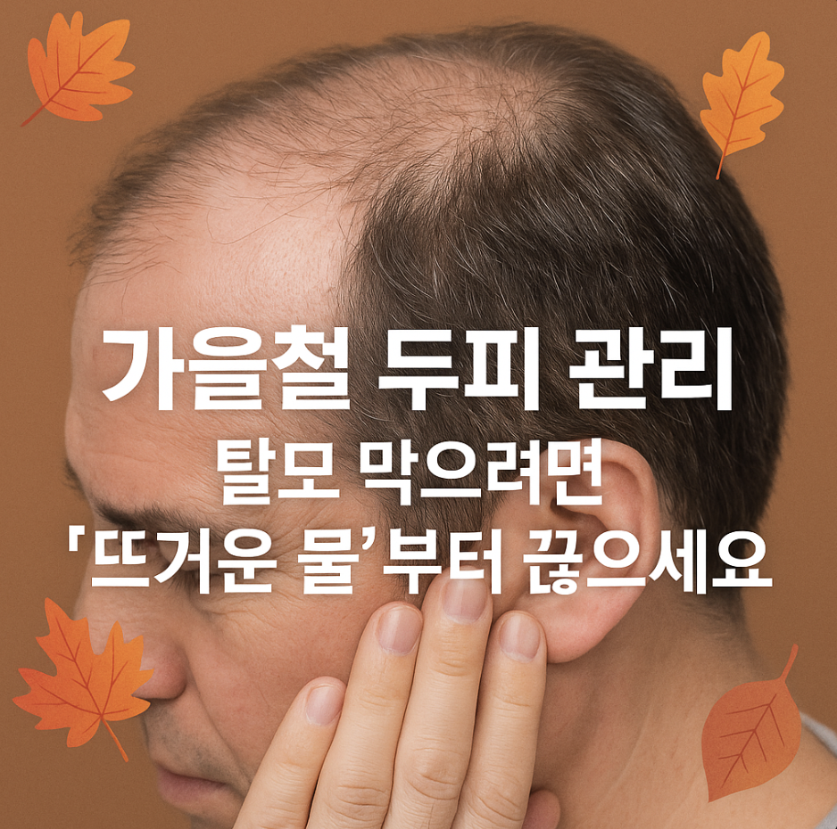 가을철 두피 관리, 탈모 막으려면 '뜨거운 물'부터 끊으세요