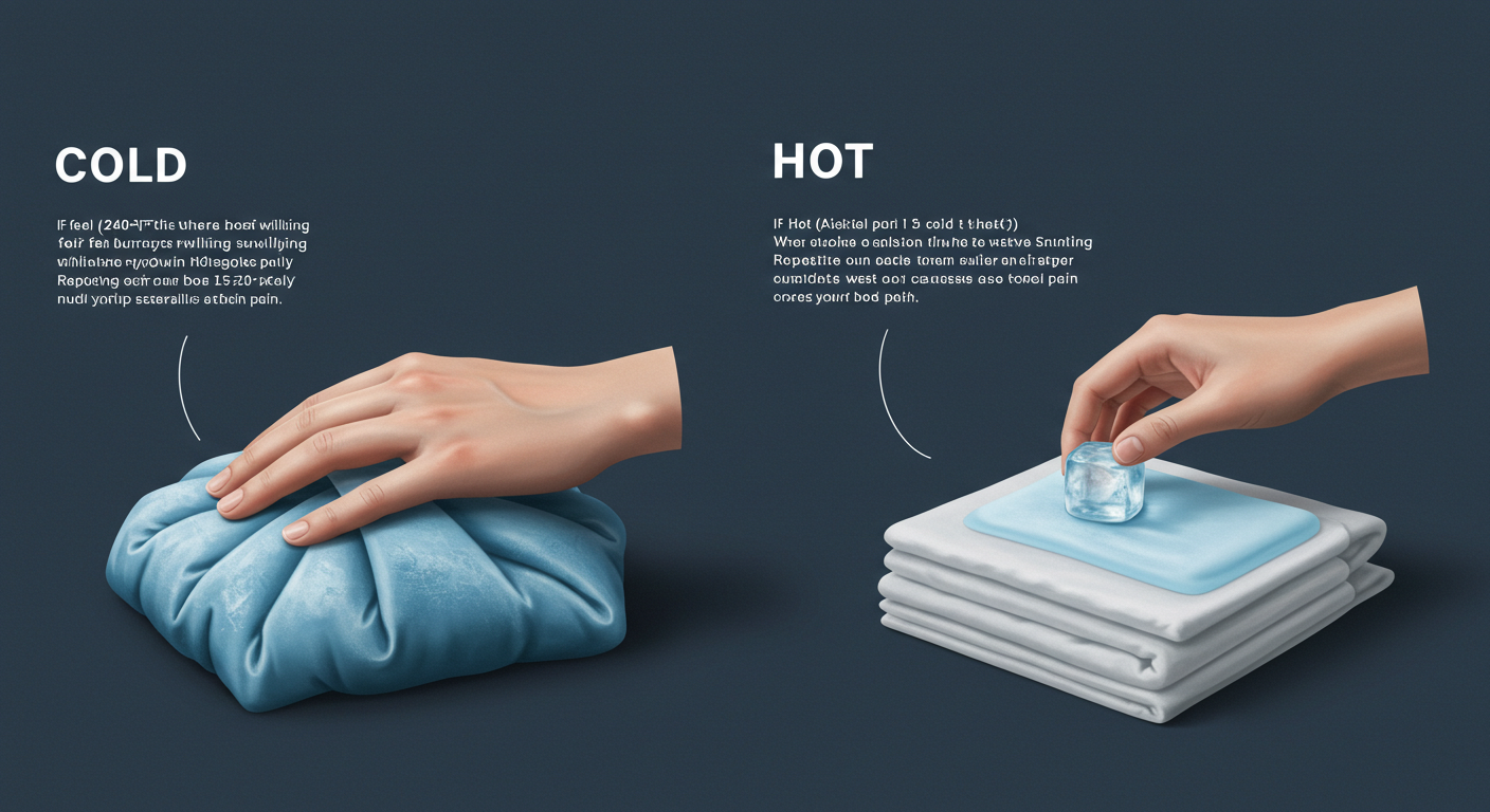 냉찜질 vs 온찜질, 언제 뭘 써야 할까?