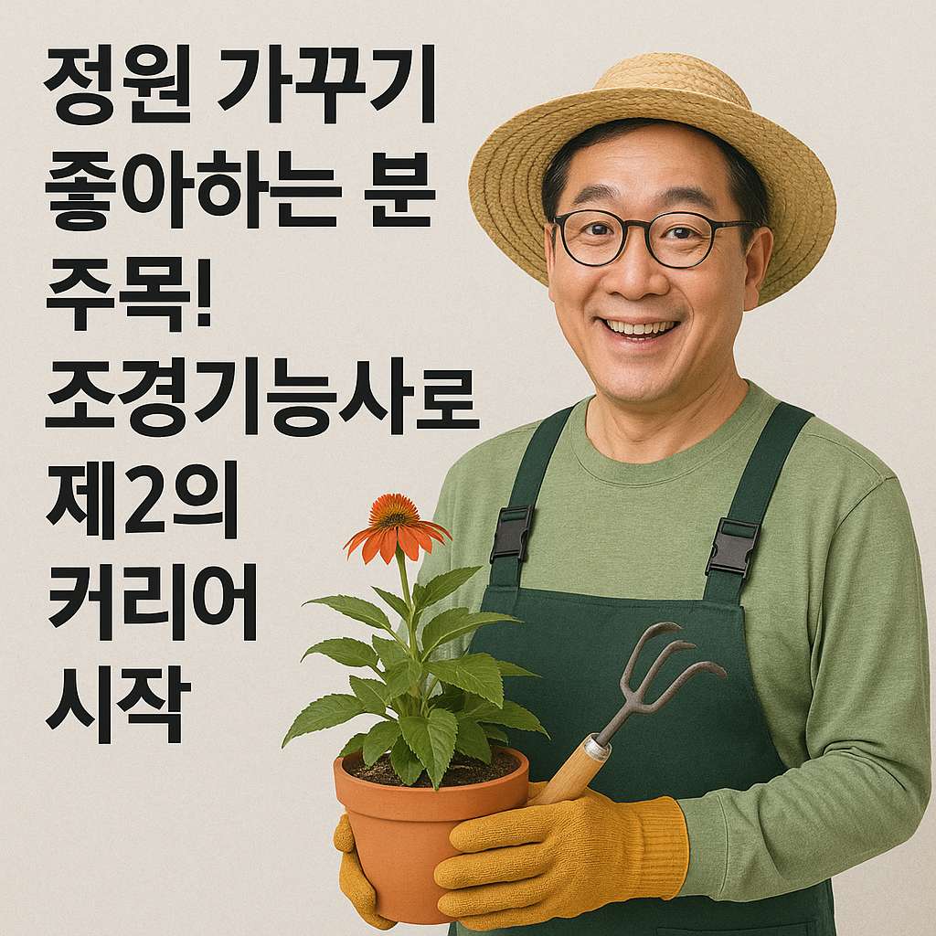 정원 가꾸기 좋아하는 분 주목! 조경기능사로 제2의 커리어 시작