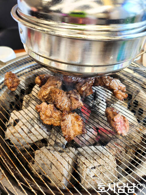 화로구이 소요일 숯불에 구운 양념소갈비살