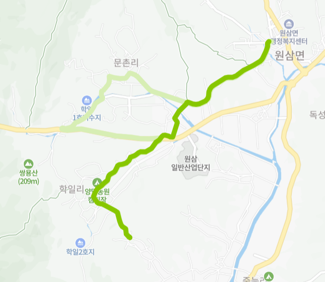 용인-76-1번-버스-노선-지도