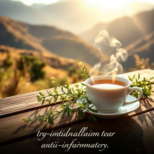 그리스 전통차 ‘마운틴 티(차이 트우 부누)’의 항염 효과