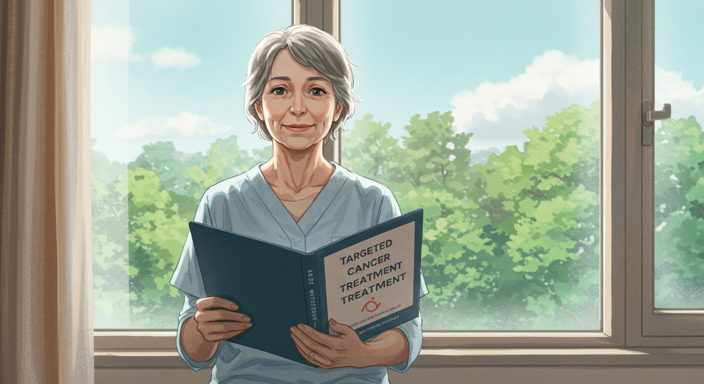 표적항암치료를 준비하는 여성