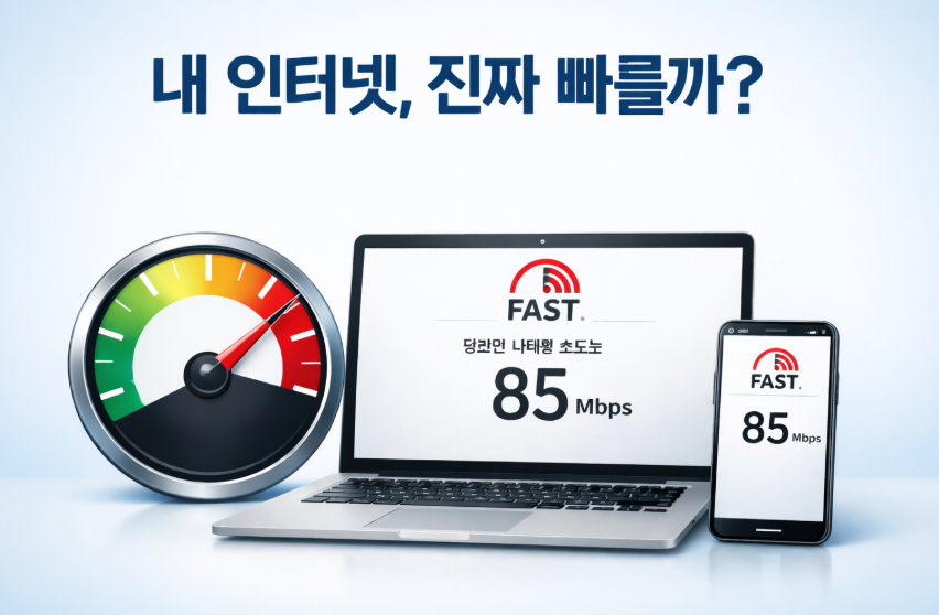 와이파이 속도측정, fast.com이 정확한 이유 정리
