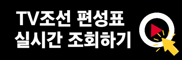TV조선 편성표 실시간 조회하기