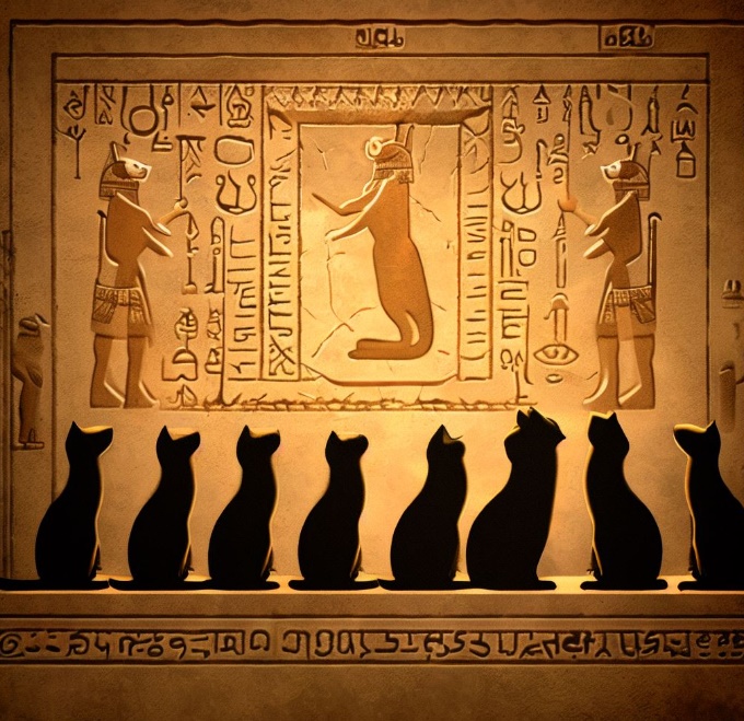 고양이를 숭배하는 고대 이집트 문명