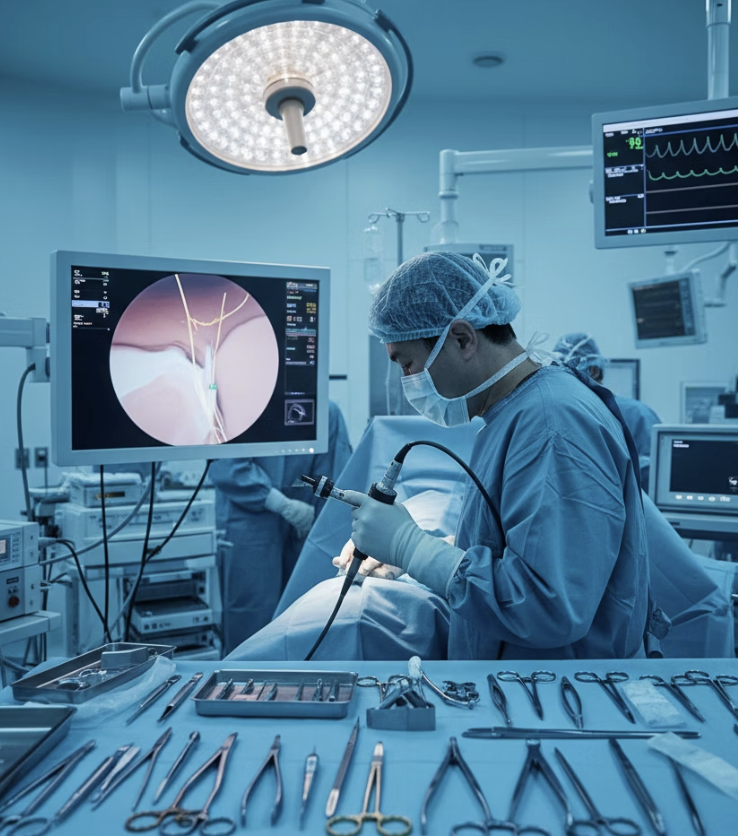 좁아진 문을 넓혀주는 시술