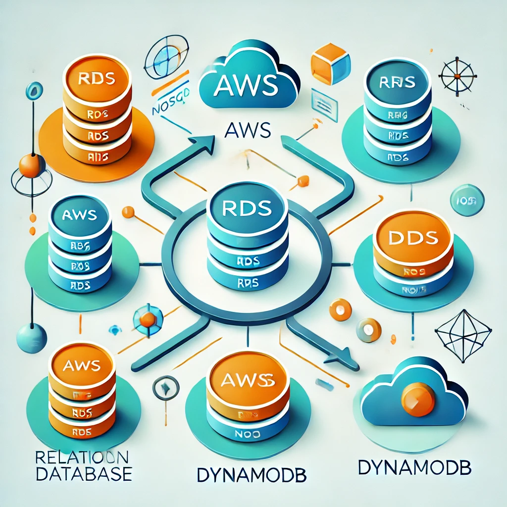 RDS와 DynamoDB를 사용하는 데이터 흐름 다이어그램