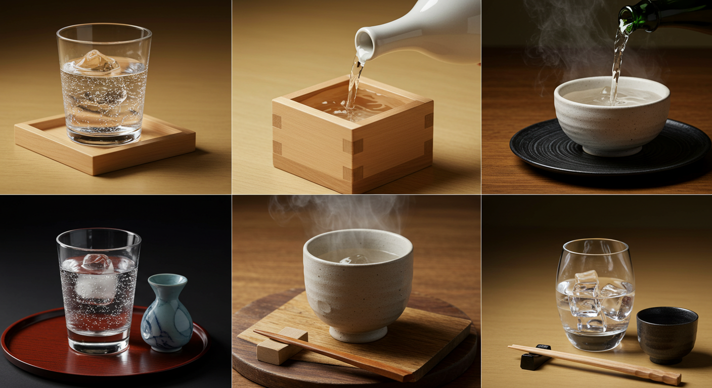 사케 마시는 법에 관한 사진