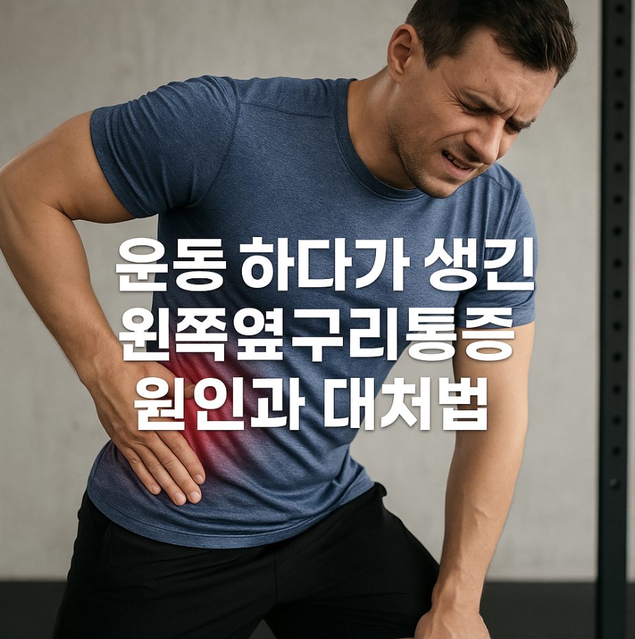 운동하다가 생긴 왼쪽옆구리통증, 원인과 대처법