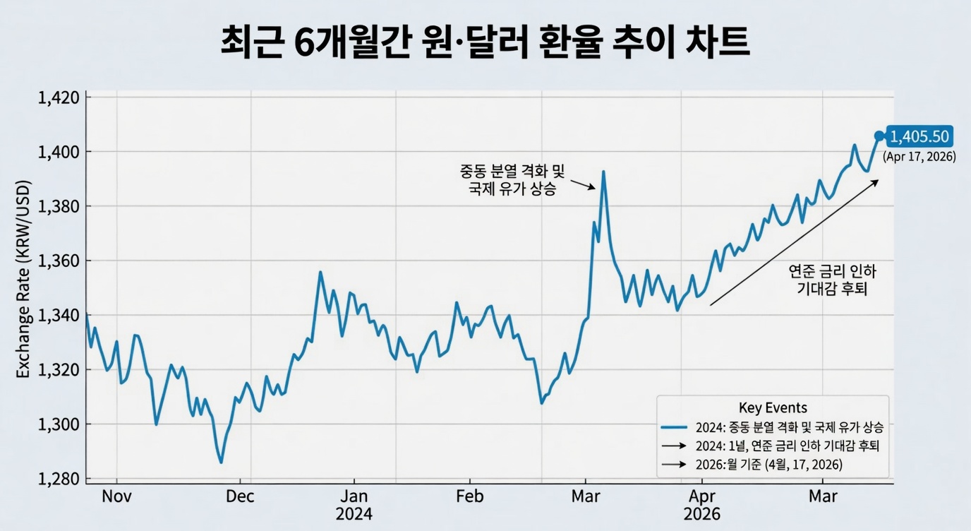 고금리와 고환율 차트