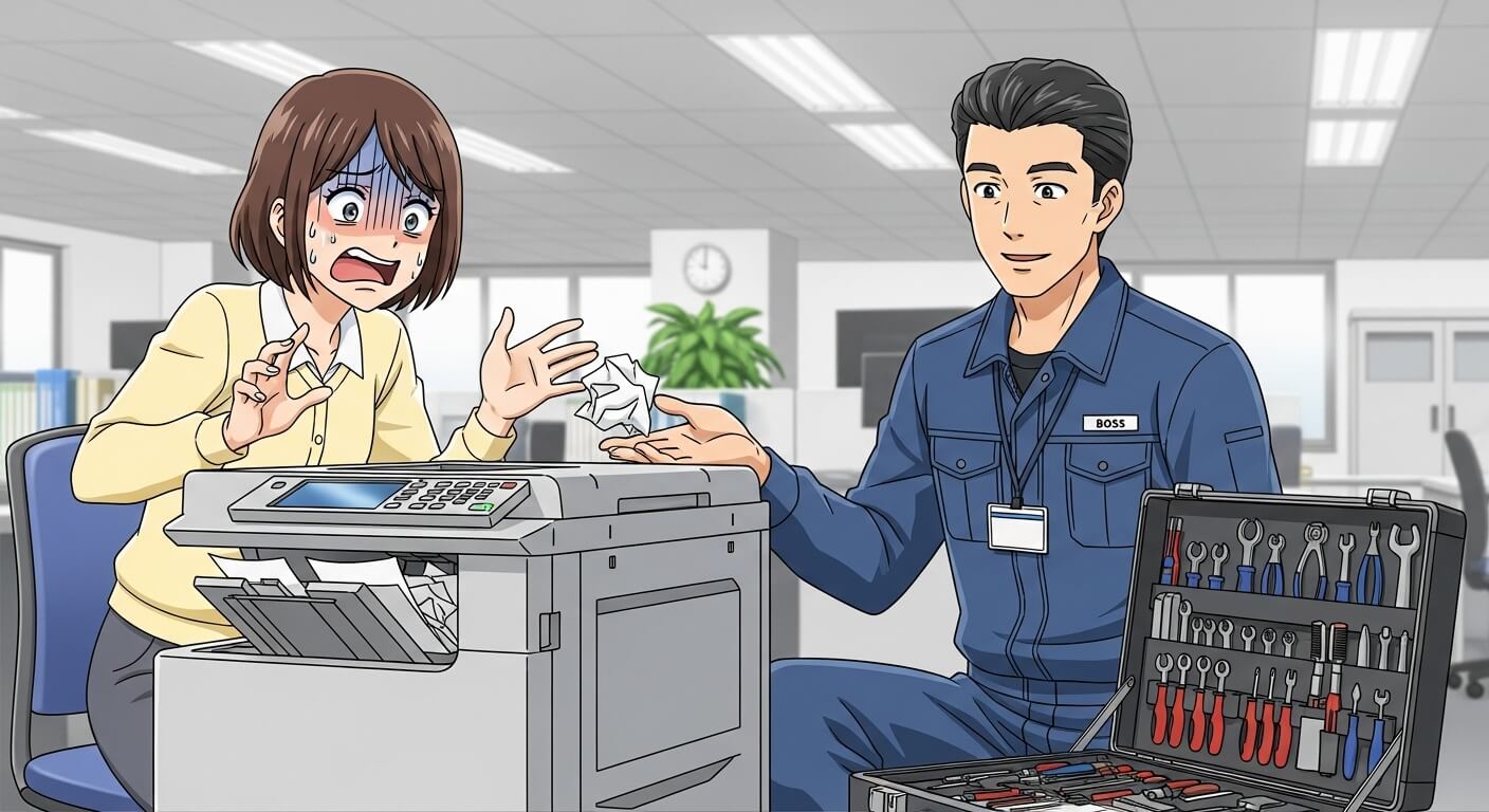 고객 앞에서 프린터가 멈췄을 때, 5분 만에 해결하고 신뢰를 얻는 비법 (대처 가이드)