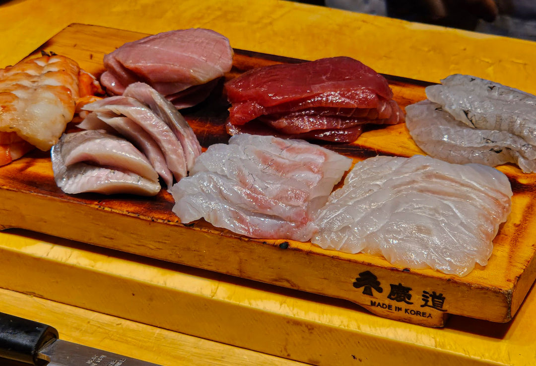 스시코호시 동탄 횟감