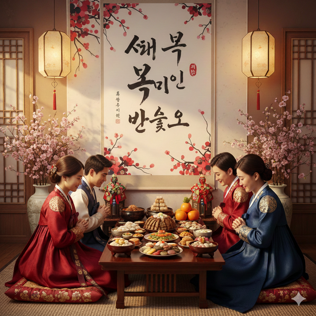 새해 복 많이 받으세요 한국 새해 인사