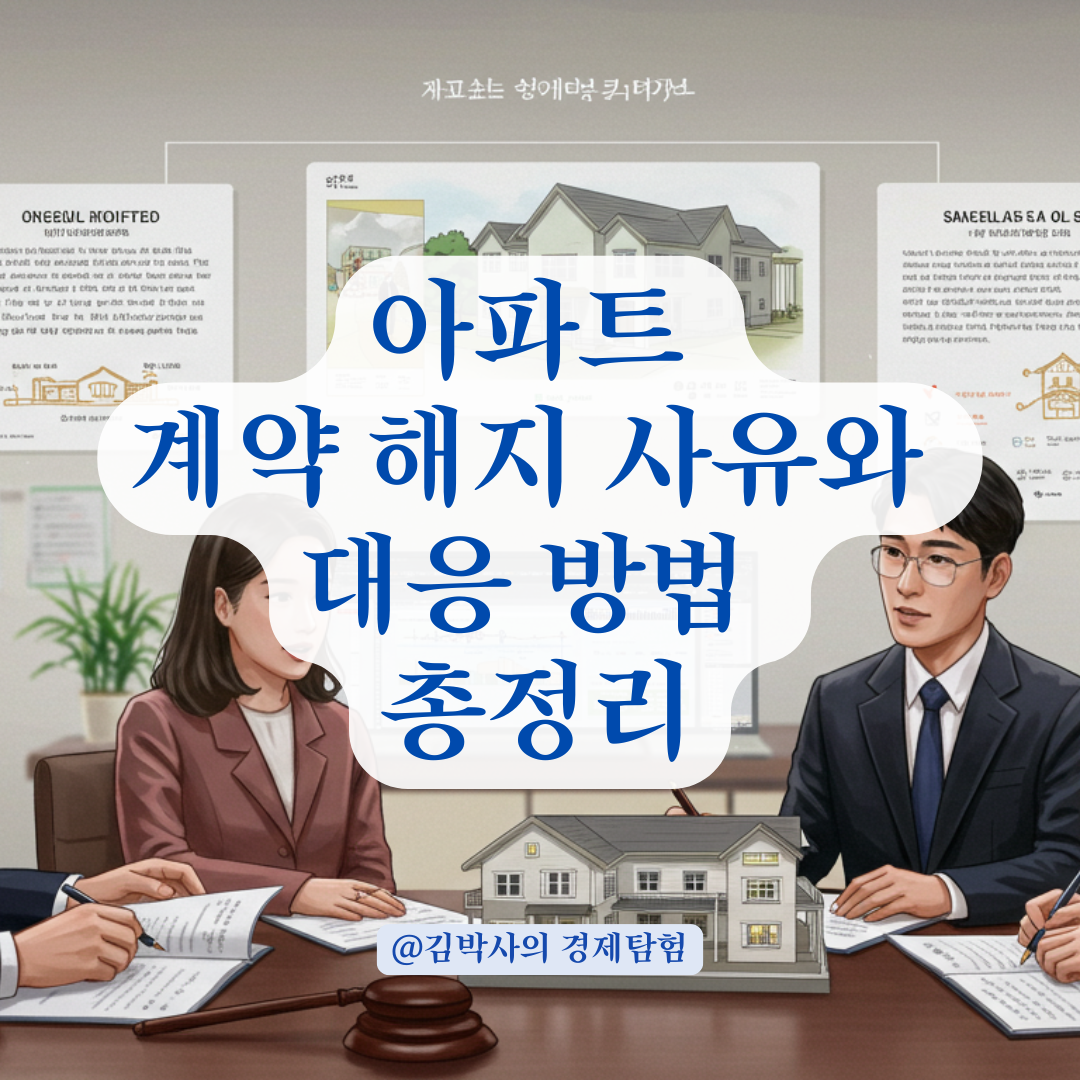 모델하우스에서 한 아파트 계약, 강매&middot;중개사 계약일 경우 해지 가능한 이유.