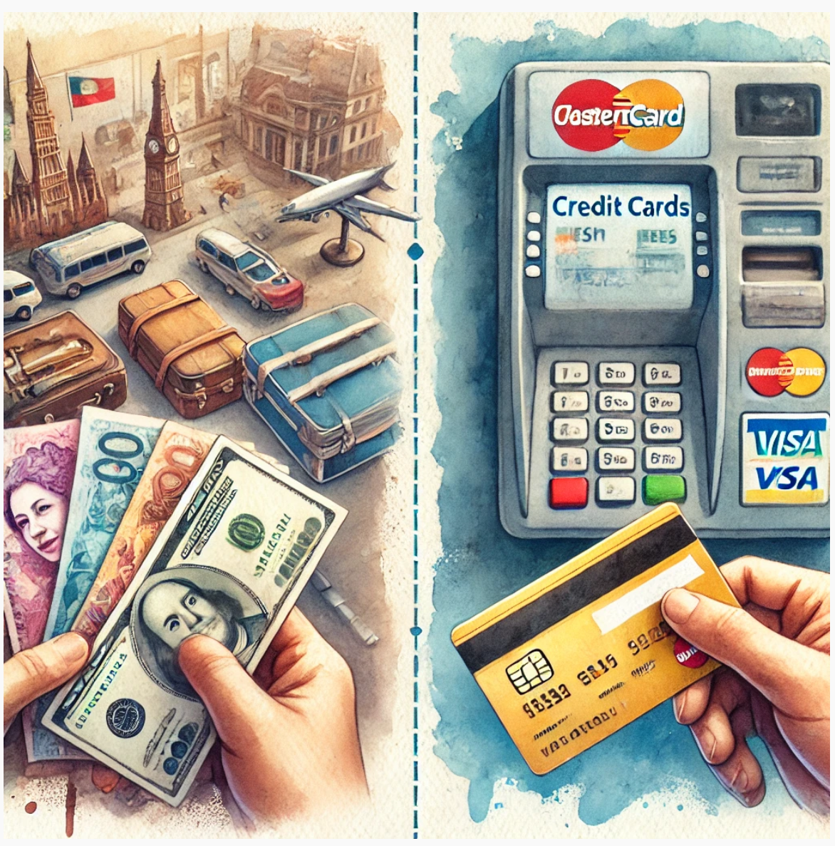 환전과 카드 수수료 비교