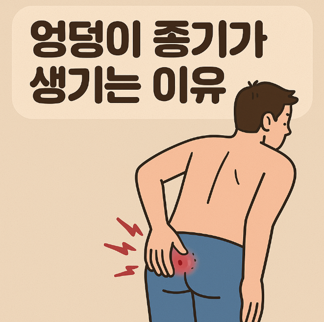 엉덩이 종기가 생기는 이유 ❘ 초기 증상