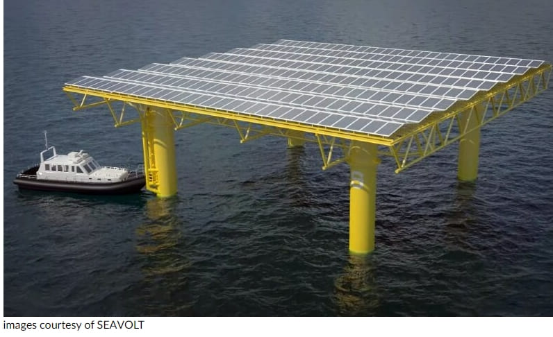 부유식 해상 태양광 발전 씨볼트(SEAVOLT), 혹독한 환경에서 전기 생산 VIDEO: Floating offshore solar power SEAVOLT generates electricity even in the harshest conditions