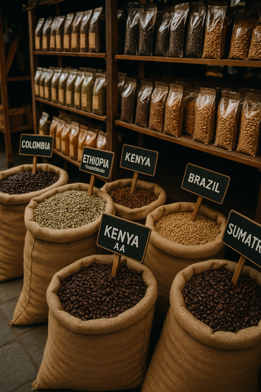 고급 원두를 전략적으로 구입하는 방법을 설명해주는 사진