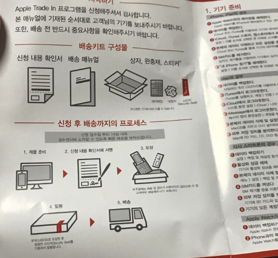 배송키트 설명서