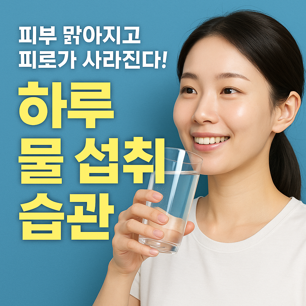 하루 물 섭취량