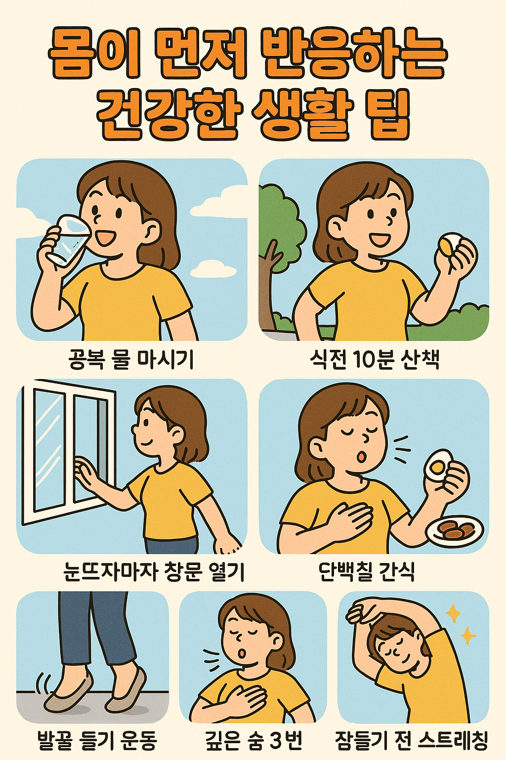 몸이 먼저 반응하는 생활 팁