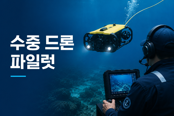 수중 드론 파일럿, 바다를 탐험하는 미래 기술 직업