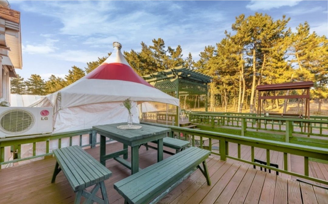 그곳펜션 테라스