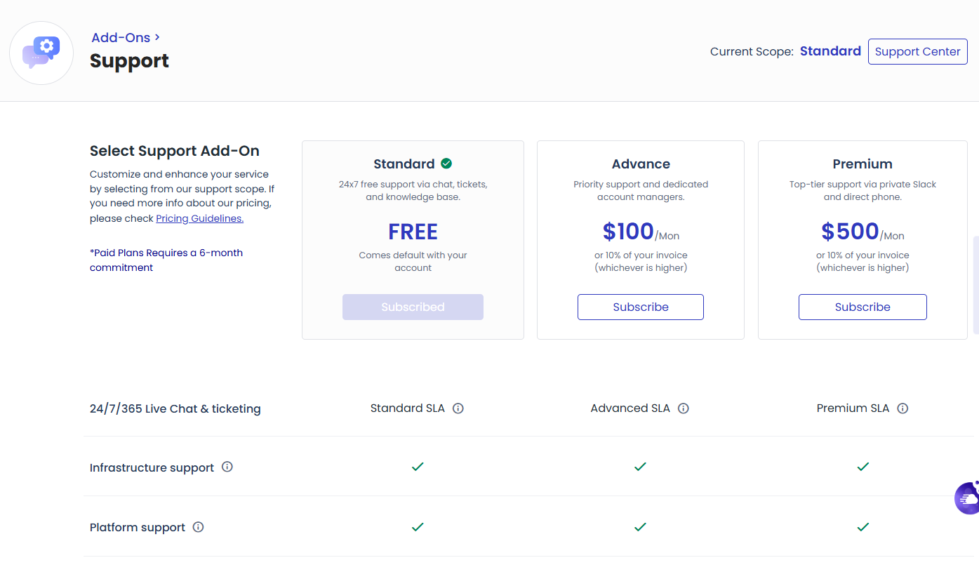 클라우드웨이즈: Support Add-on 사용 시 참고 사항