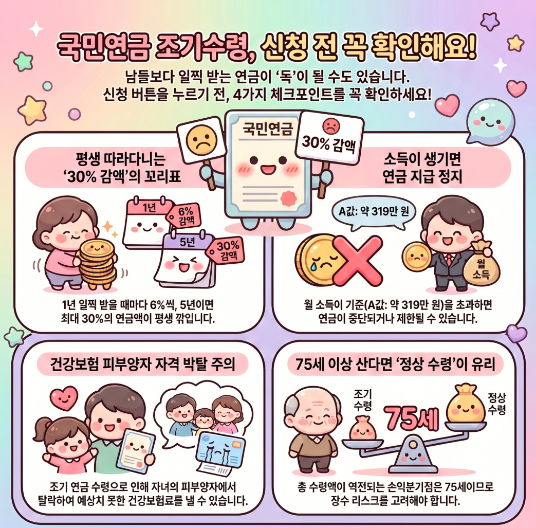 국민연금 조기수령 전 확인사항
