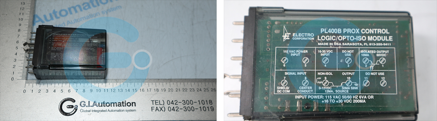 PL400B PROX CONTROL LOGIC/OPTO-ISO MODULE