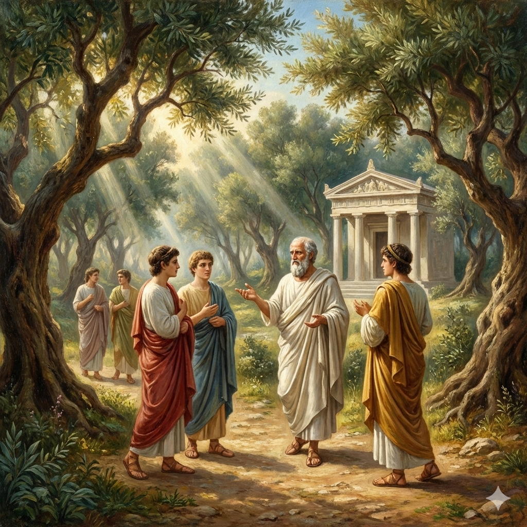Academy 어원, 플라톤의 철학이 건물 안이 아닌 '올리브 숲'에서 탄생한 이유