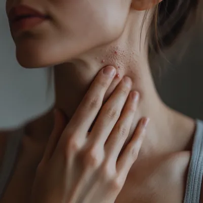 목에 물집 통증 완화2