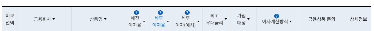 세후 이자율 클릭