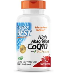 닥터스베스트 하이 앱솔션 CoQ10 200mg 베지 캡&#44; 180정&#44; 1개