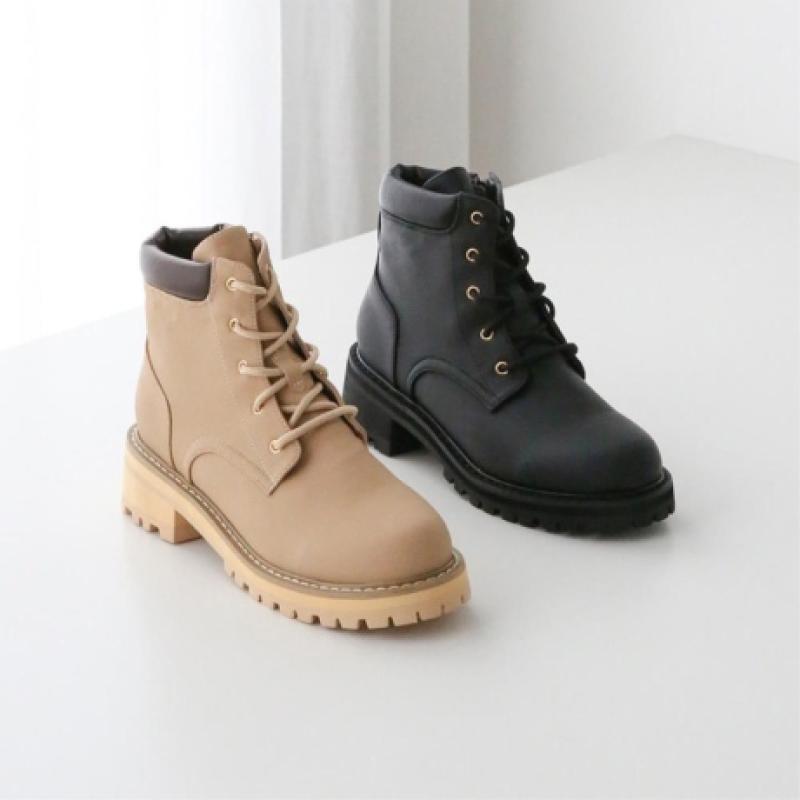 여자군인신발 발이편한 중성적인 봄 워커 여성워커