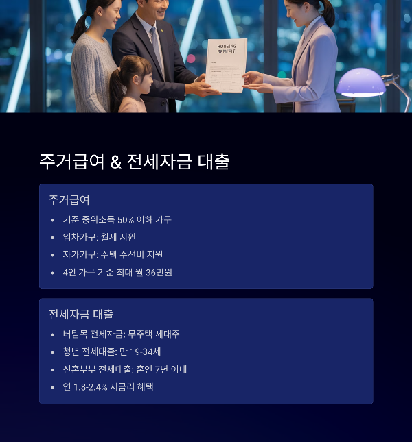 주거급여 &amp; 전세자금 대출
