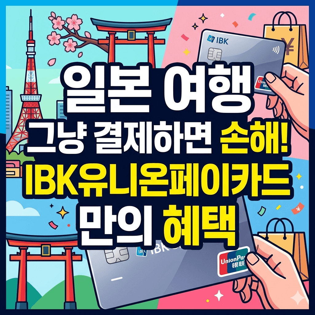 IBK유니온페이카드만의 혜택