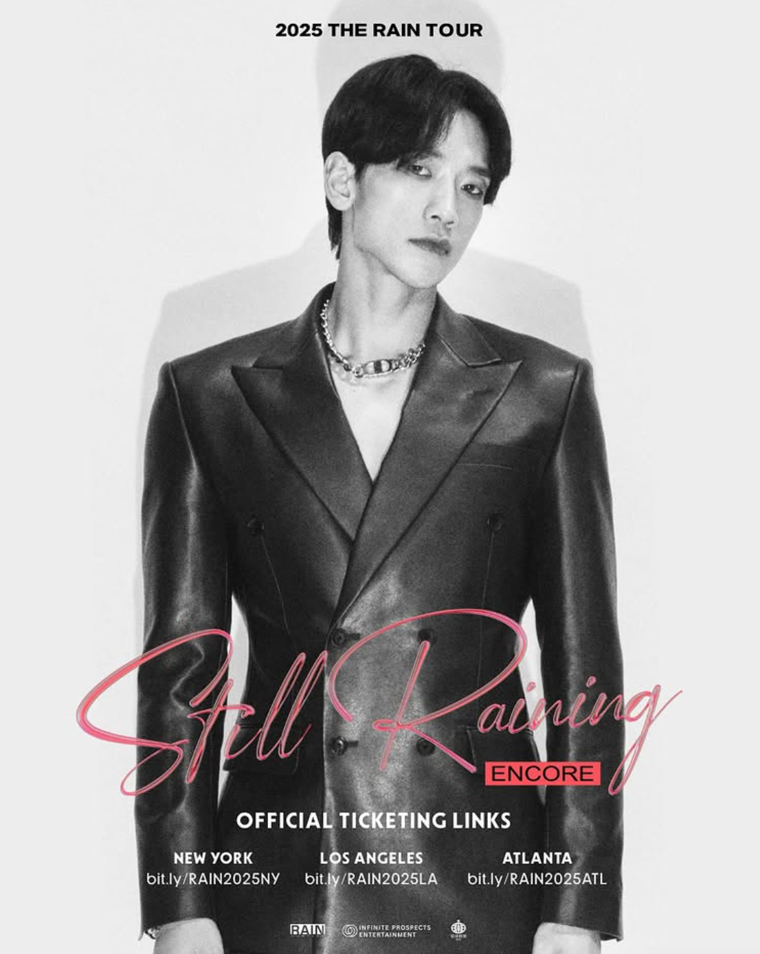 2025 비(Rain) 미국 콘서트 뉴욕, LA, 애틀랜타