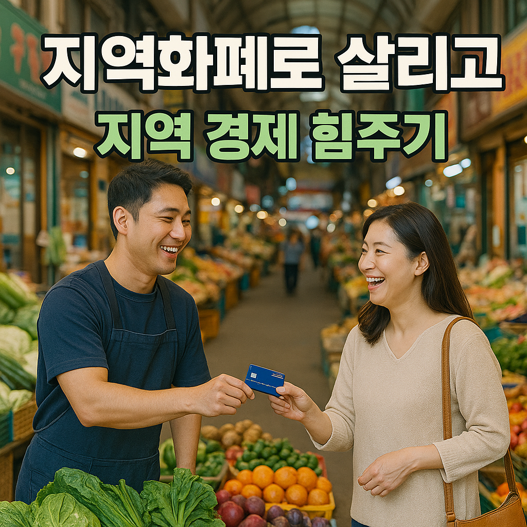 지역화폐로 지역 경제 힘주기