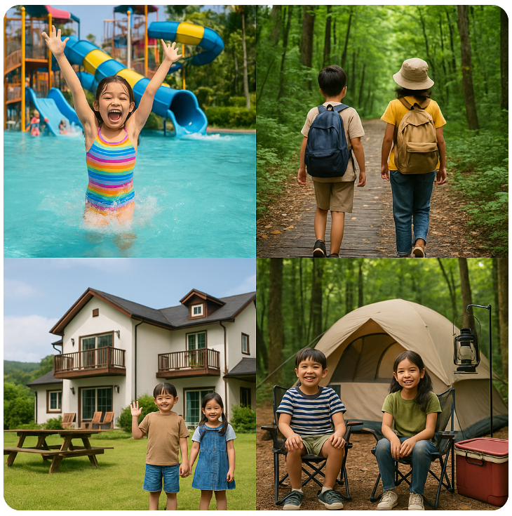 2025 초등학생 여름 핫플레이스 워터파크, 처험학습, 숙소 추천
