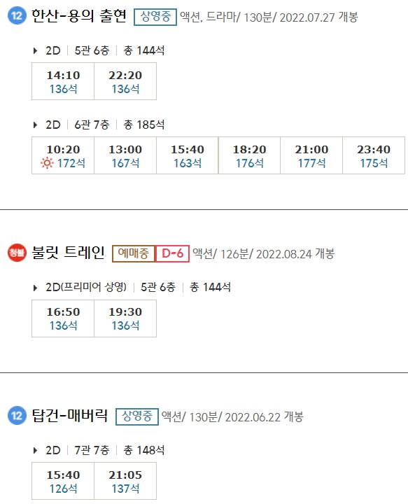 구리 CGV 상영시간표