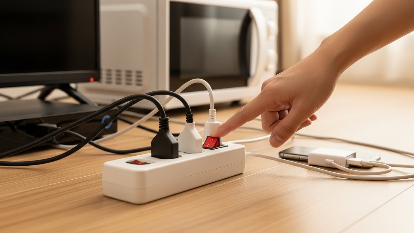 대기전력 차단만으로 전기요금 줄이는 방법