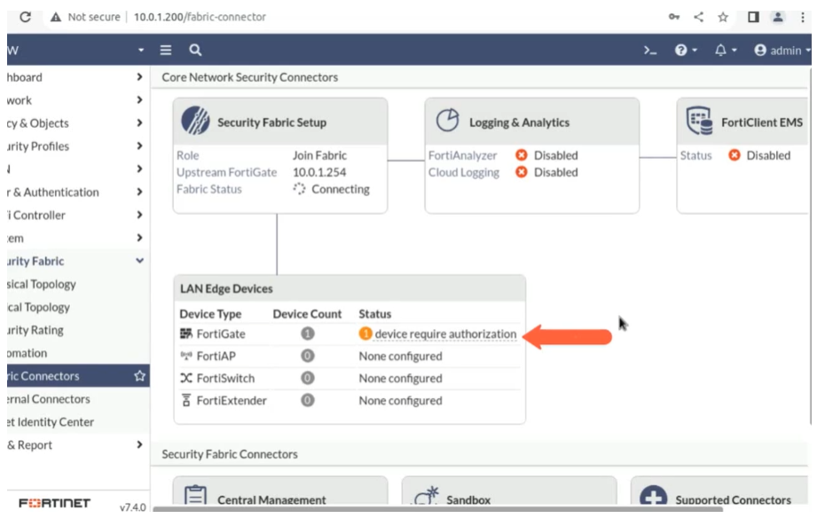 FortiAnalyzer 연동