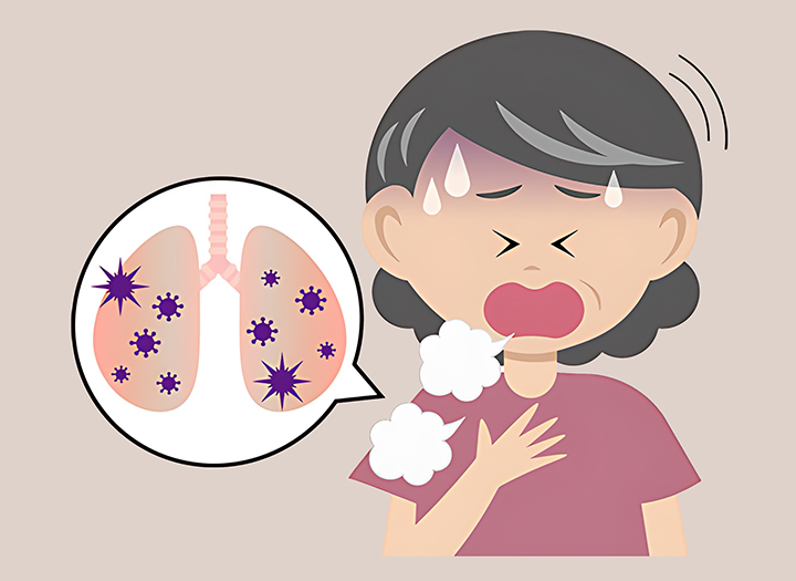 호흡이-힘든-여성