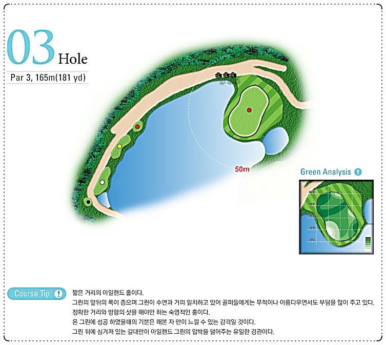 로드힐스CC 레이크 코스 3번 홀